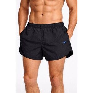 Speedo Black Swim Shorts Men’s L Athletic Lined